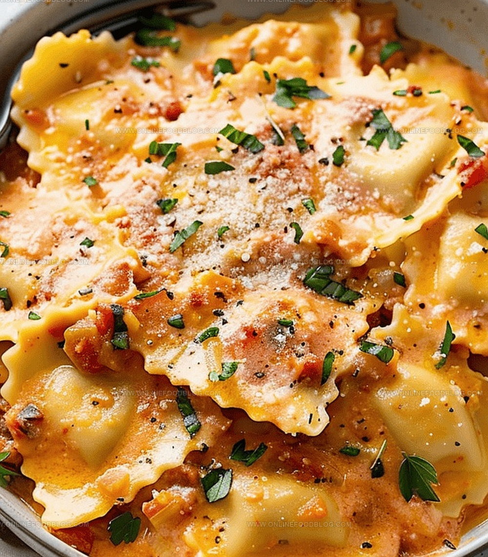 The Perfect Creamy Ravioli Sauce Recipe Ready in Minutes - Online Food Blog